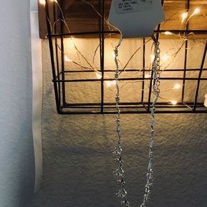 Trifari Sterling Silver Crystal Necklace//vintage